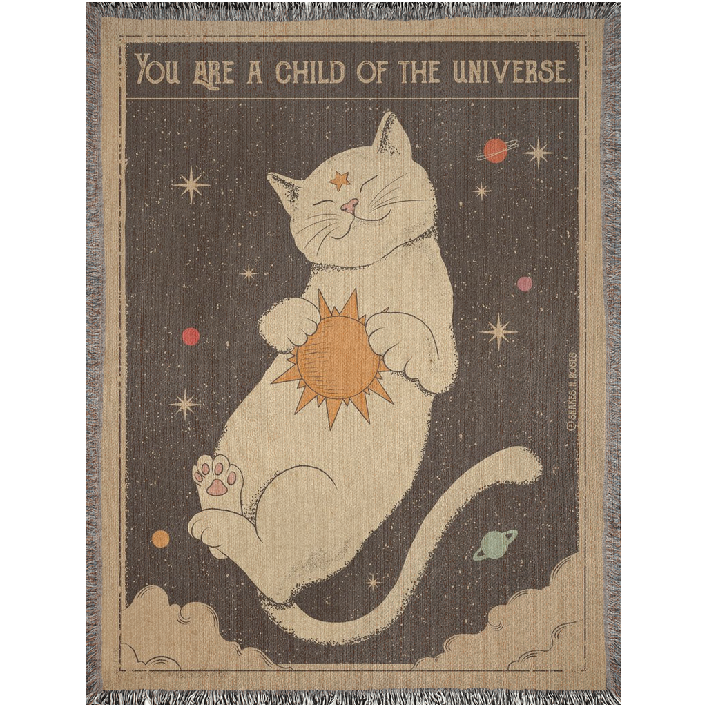 Child of the Universe Woven Blanket