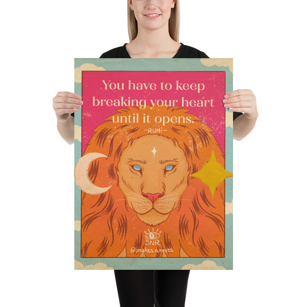 Open your heart Poster