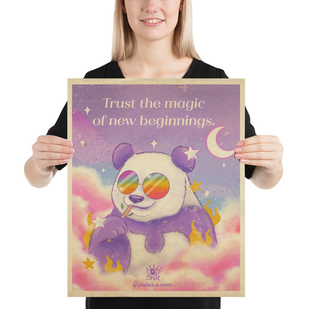 Affirmation Bear Poster