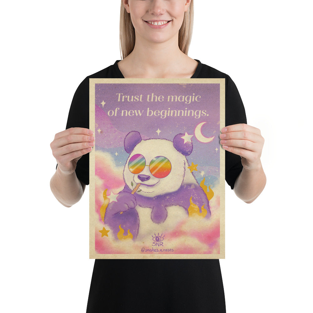 Affirmation Bear Poster