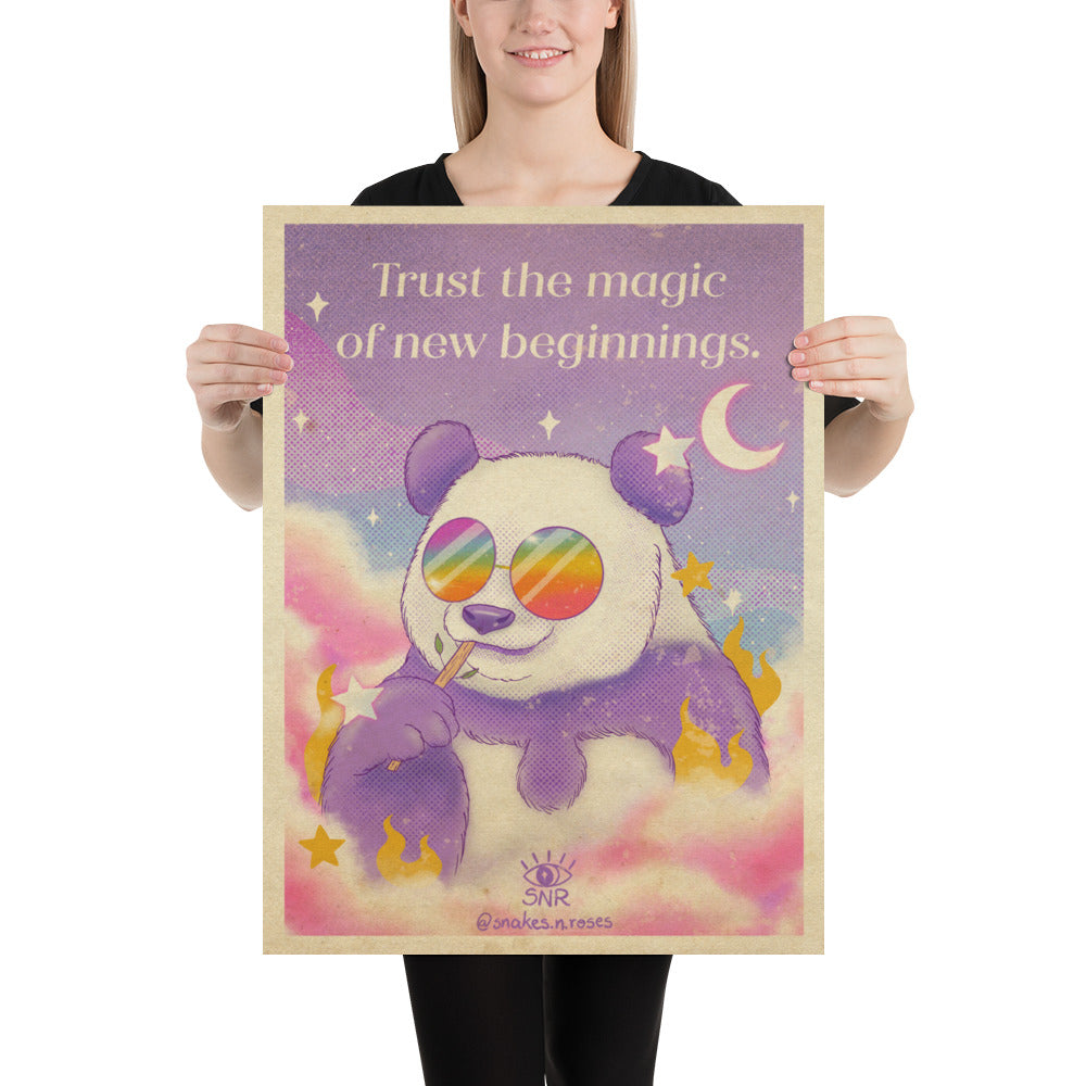 Affirmation Bear Poster